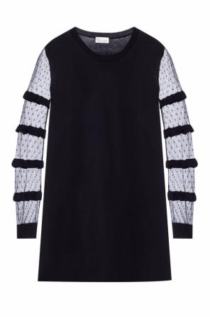 Dress with sheer sleeves, zdjęcie 1 Dress with sheer sleeves od Valentino Red